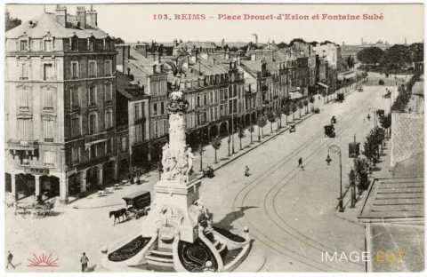 Place Drouet d'Erlon à Reims (La)